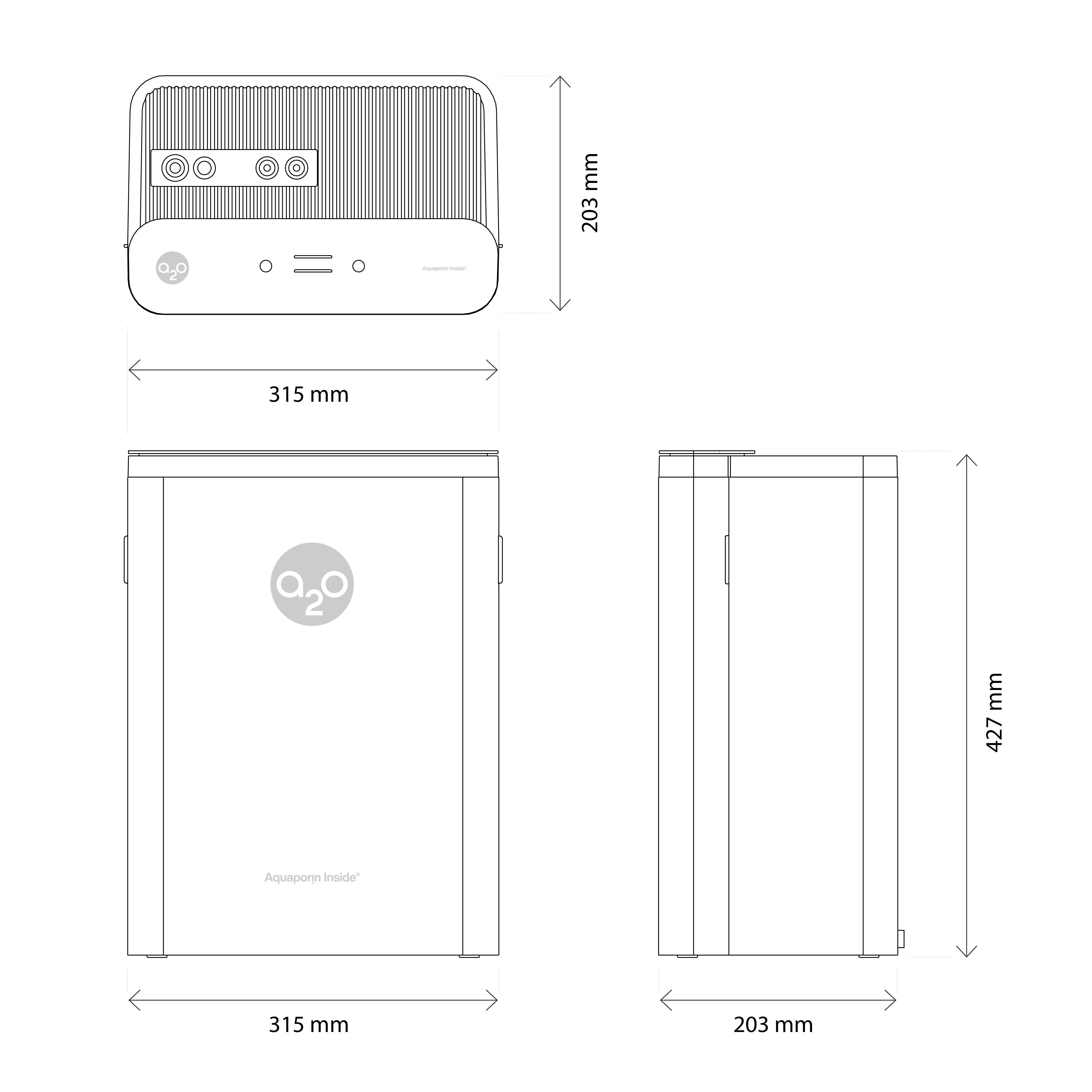 Aquaporin A2O Pure vandfiltreringssystem